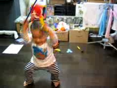 Latin Kickでノリノリ