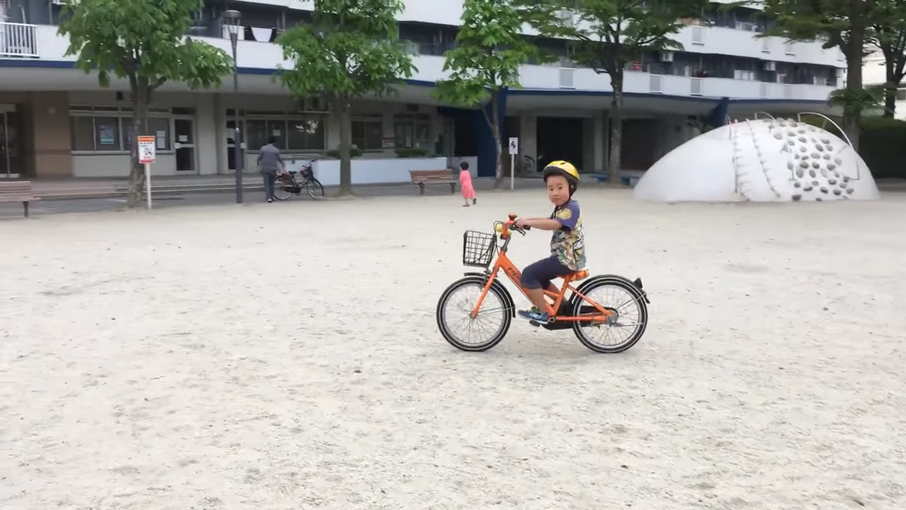 ぽんたん自転車デビュー