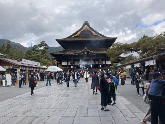 今日も善光寺